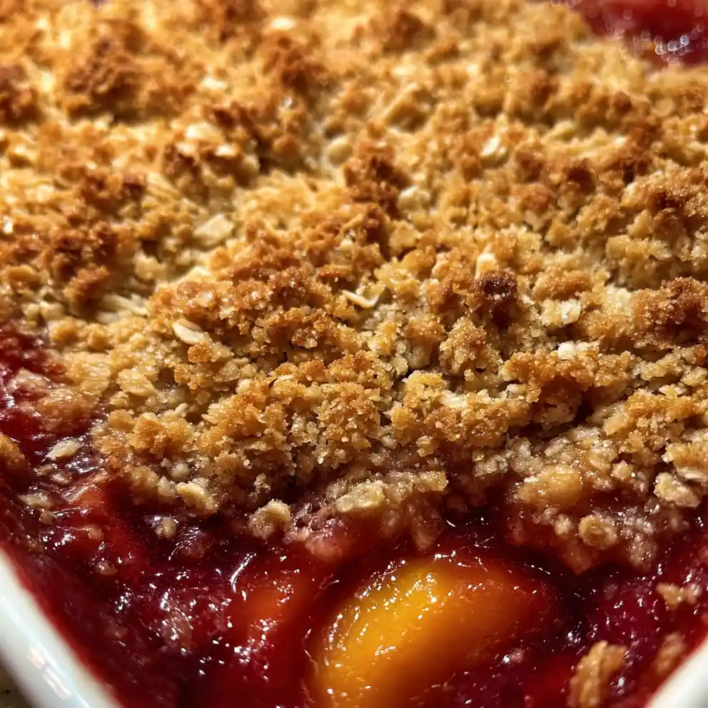 Fruit Crumble Recipe Ruby Peach Oat Top 6 fruit crumble recipe Ruby Peach Oat Top