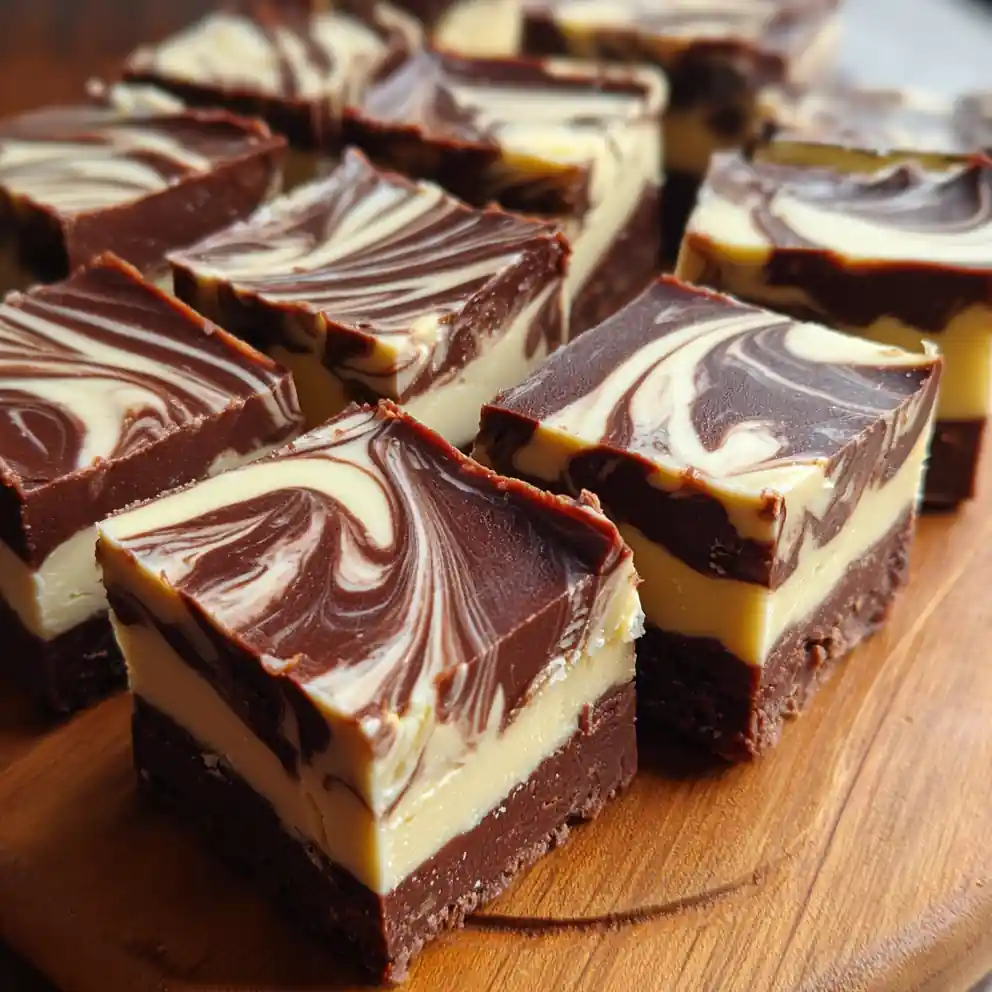 Fudge Recipe Easy Two-Tone Swirl Slab 6 fudge recipe easy Two-Tone Swirl Slab