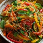 Glass Noodle Recipe Chili Lime Rainbow Veg Toss 1762526126.0133755