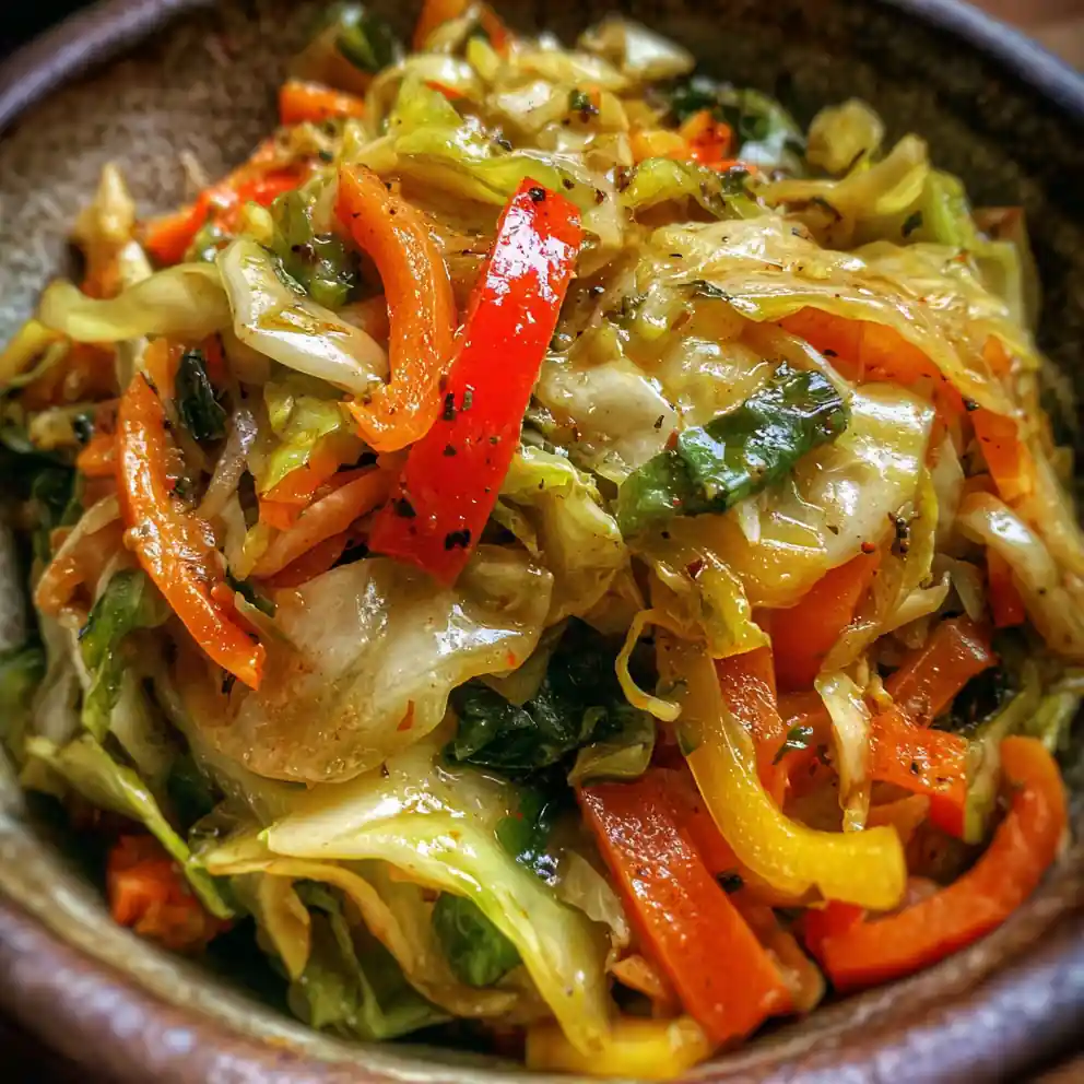 Jamaican Cabbage Recipe Carrot And Bell Pepper Ribbons 6 jamaican cabbage recipe Carrot and Bell Pepper Ribbons