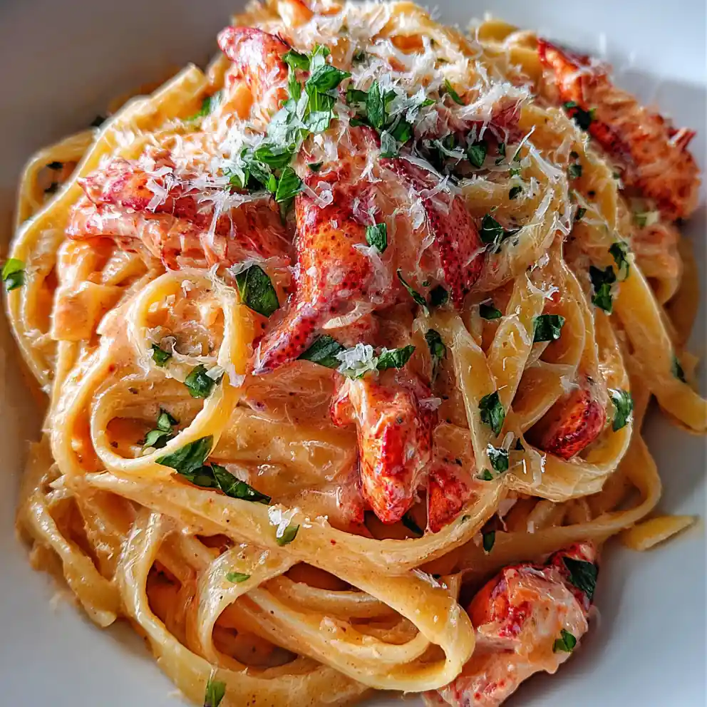 Lobster Pasta Recipe Blush Tomato Cream With Herbs 6 lobster pasta recipe Blush Tomato Cream With Herbs