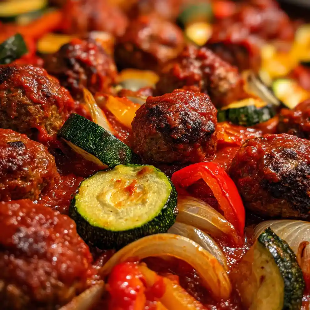 meatballs recipe oven Tomato Sheet Pan Red Gloss
