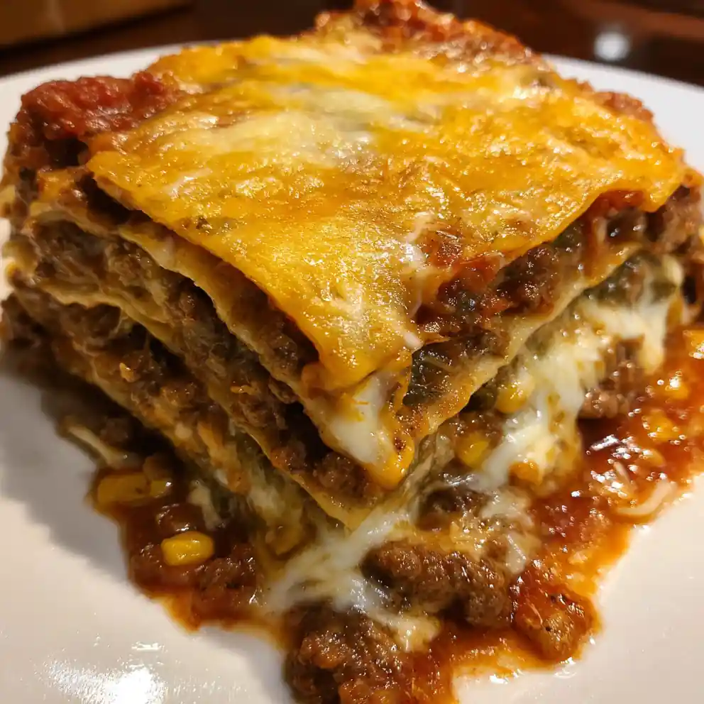Mexican Lasagna Recipe With Tortillas Roja Verde Layered Stack 6 mexican lasagna recipe with tortillas Roja Verde Layered Stack
