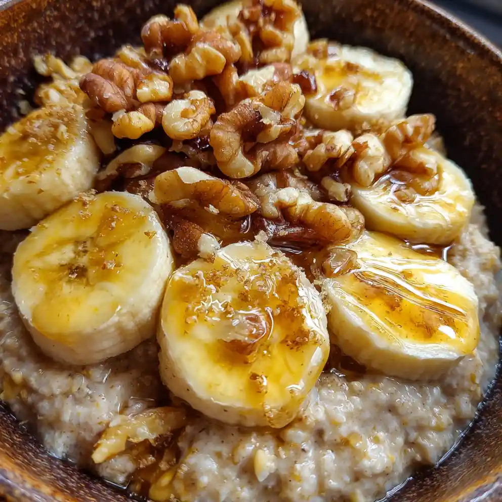 oatmeal recipe quaker Golden Banana Walnut Bowl