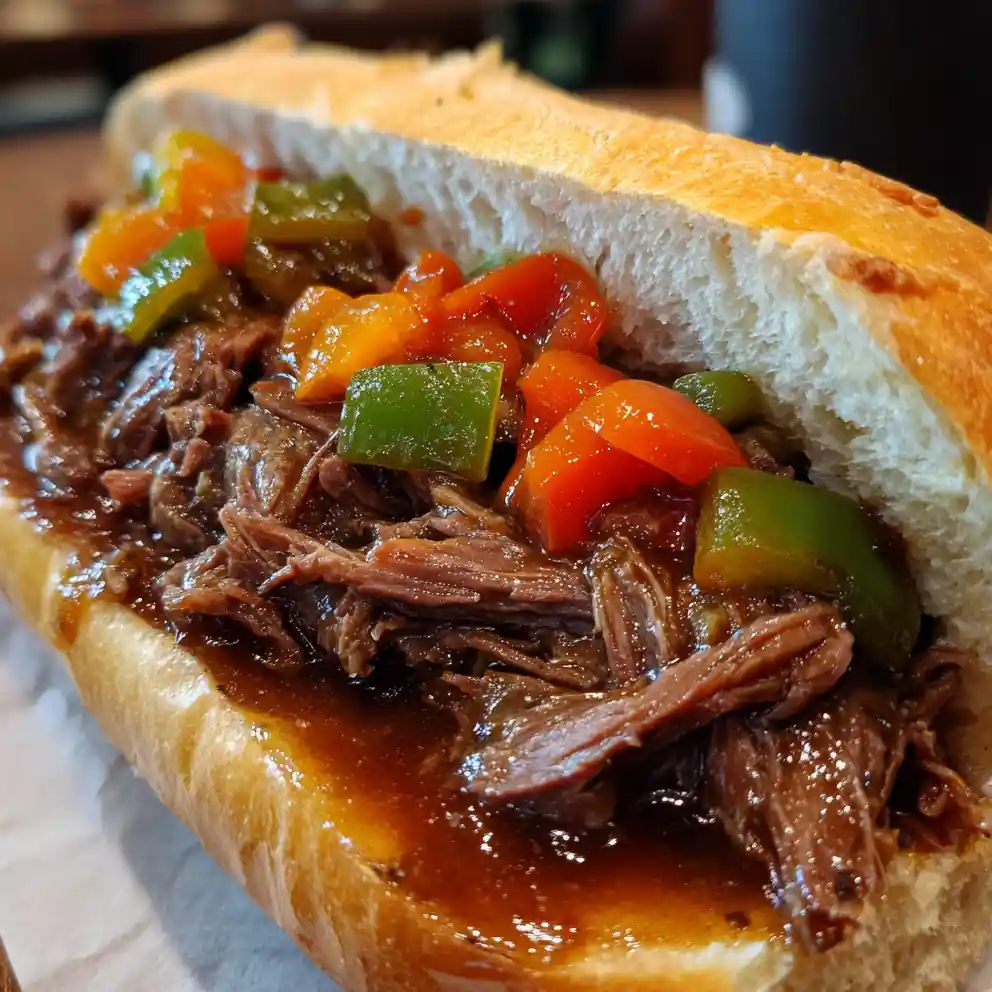 portillo's italian beef recipe Giardiniera Red Dip