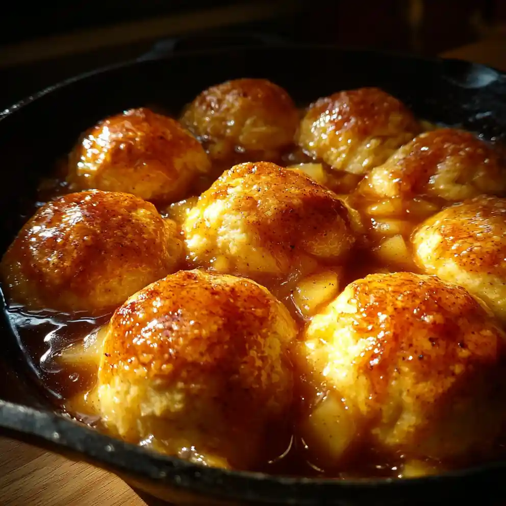 Recipe For Apple Dumplings Cinnamon Syrup Skillet 6 recipe for apple dumplings Cinnamon Syrup Skillet