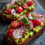 Recipe For Avocado Toast Cherry Tomato And Radish Confetti 1762694572.0582836