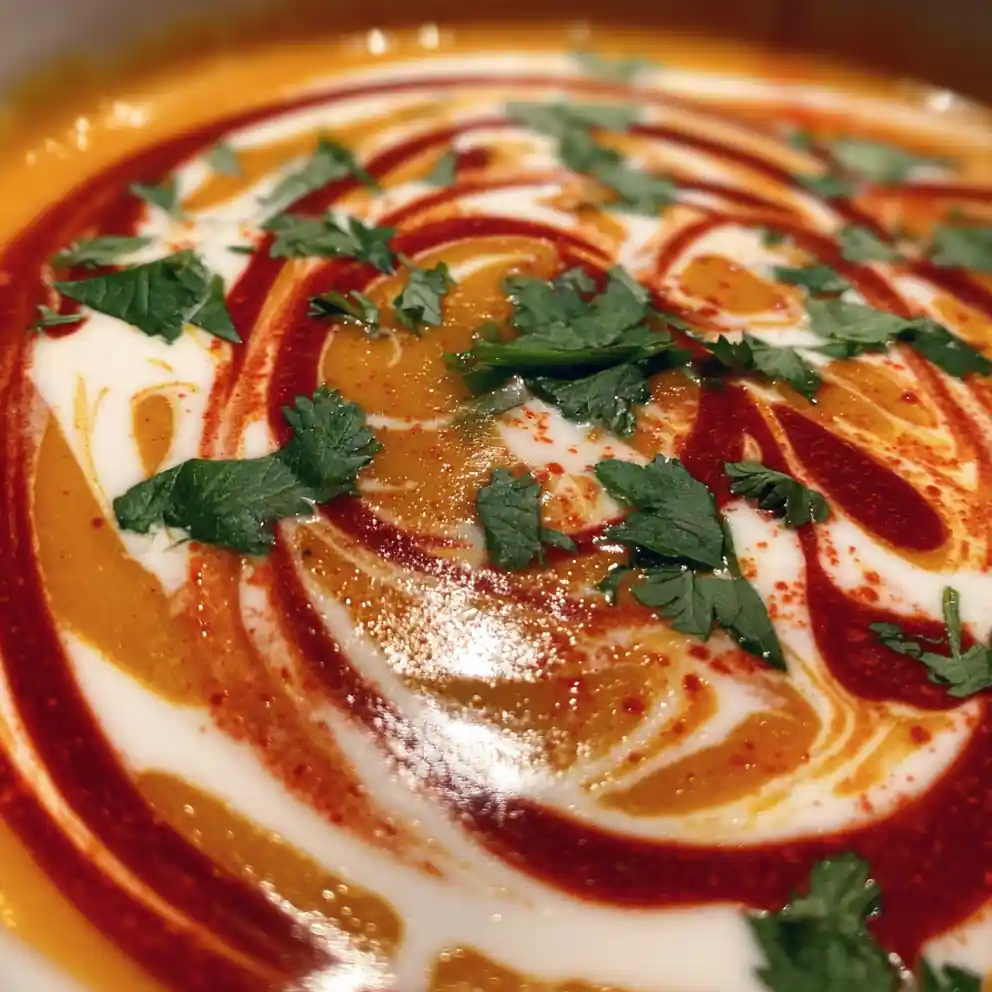 Recipe For Butternut Squash Soup Coconut Cream Chili Swirl 6 recipe for butternut squash soup Coconut Cream Chili Swirl