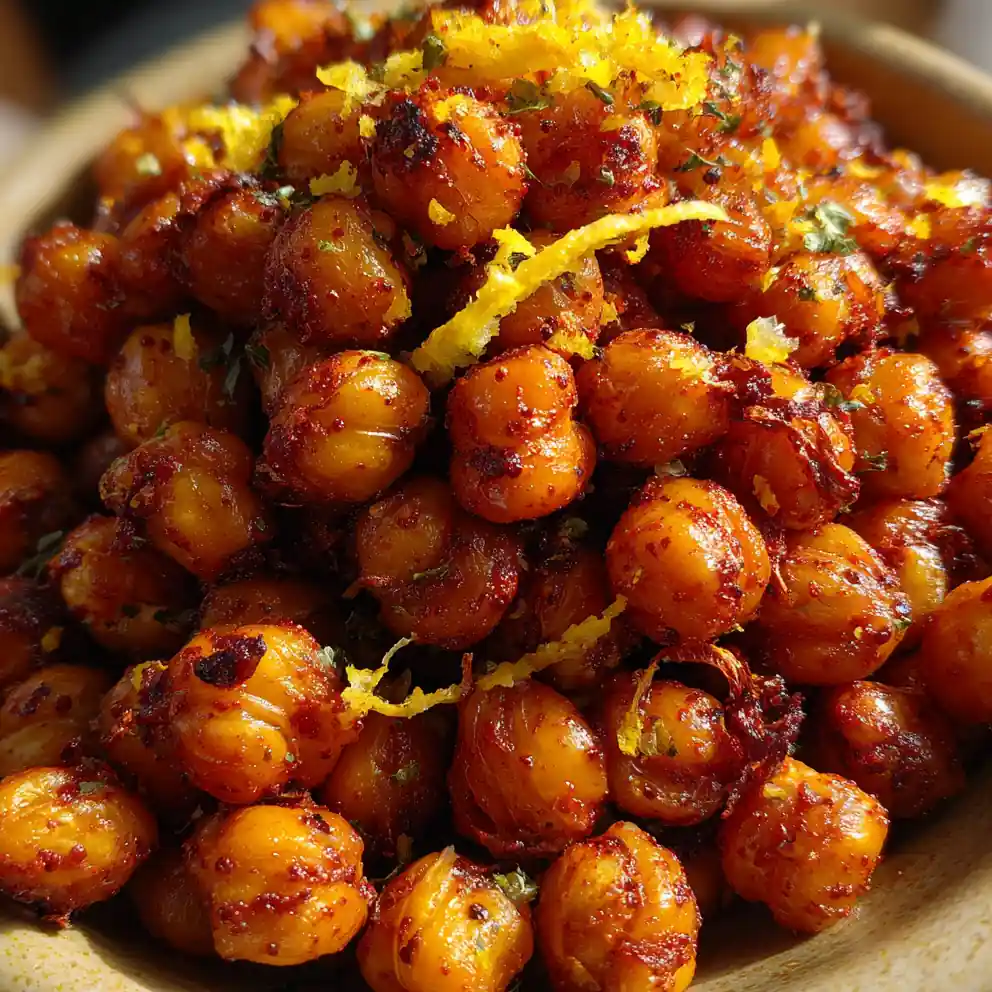 Roasted Chickpea Recipe Paprika Crunch With Lemon Zest 6 roasted chickpea recipe Paprika Crunch With Lemon Zest
