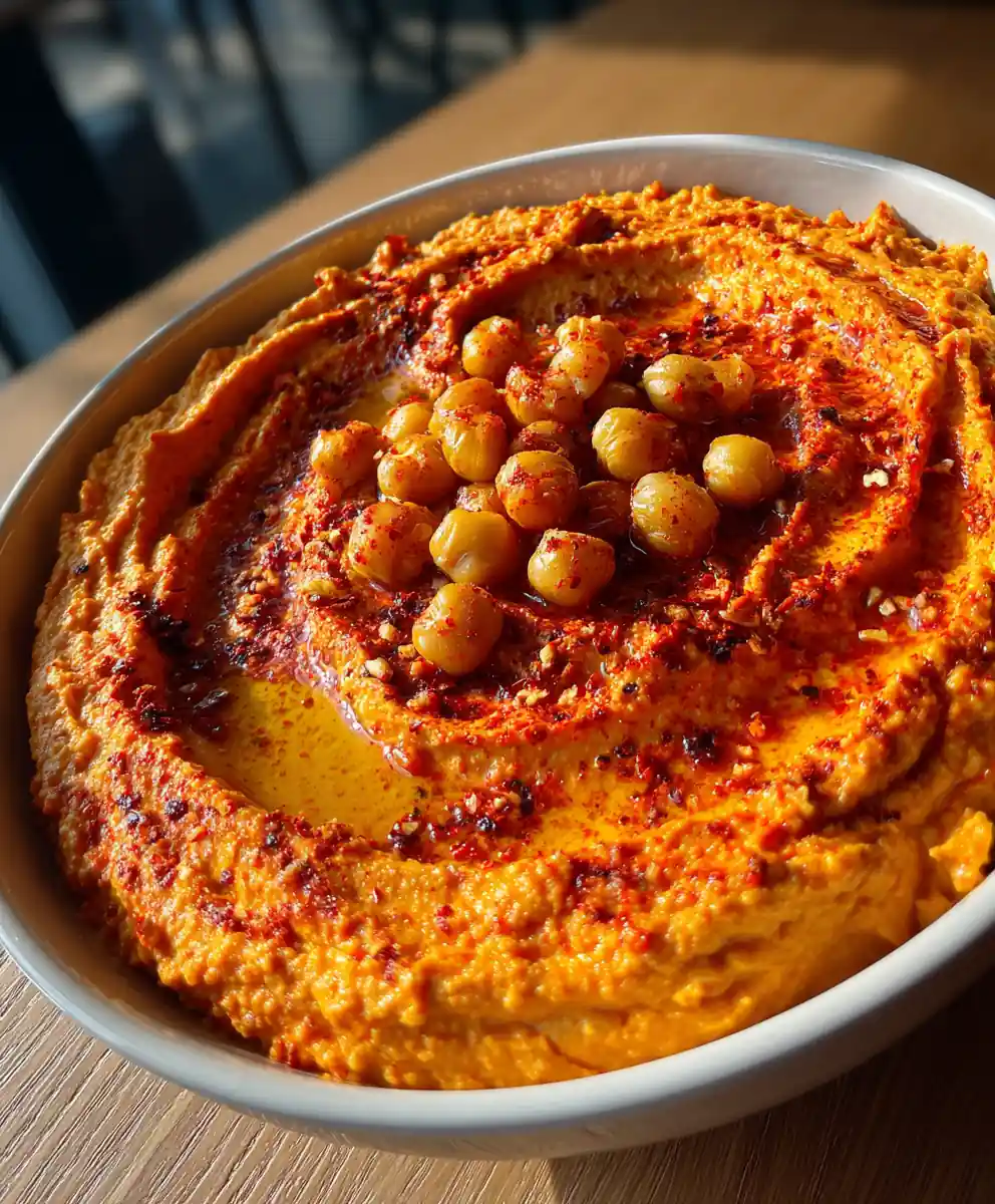 roasted red pepper hummus recipe Fire Roasted Scarlet