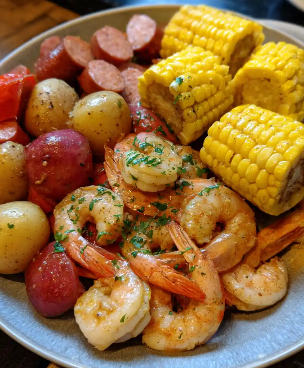 shrimp boil recipe old bay Lemon Butter Pot