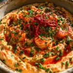 Shrimp Dip Recipe Roasted Red Pepper Swirl 1762498987.1890924