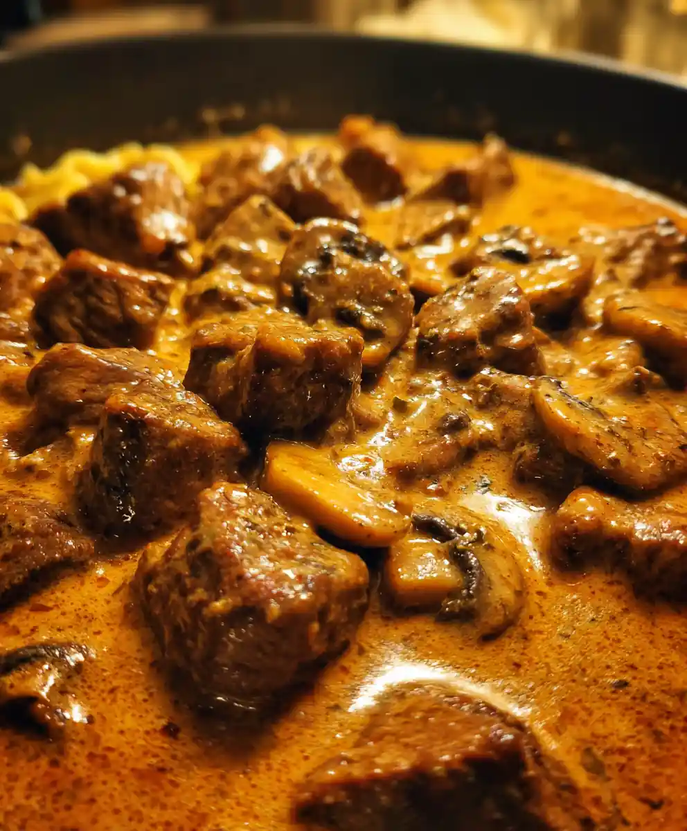 Slow Cooker Beef Stroganoff Recipe Paprika Mushroom Cream 7 slow cooker beef stroganoff recipe Paprika Mushroom Cream