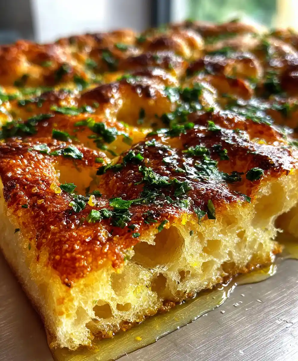 sourdough focaccia bread recipe