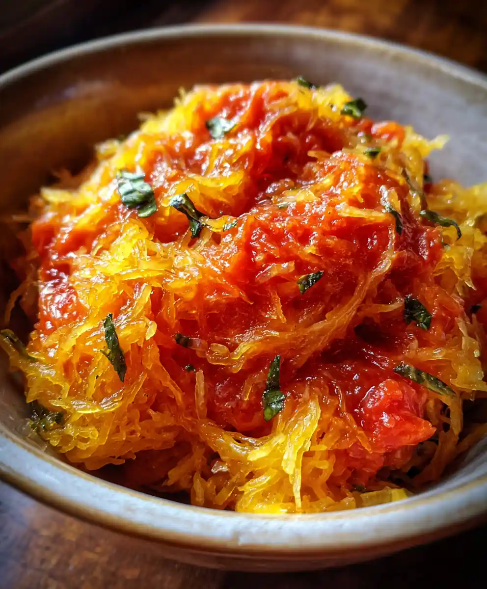 spagetti squash recipe Roasted Strand Marinara