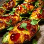 Stuffed Jalapenos Recipe Cheddar Caps And Red Drizzle 1762694266.9619398
