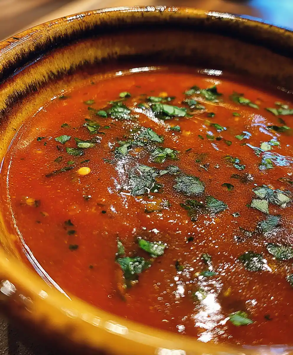 tomato gravy recipe Brick-Red With Basil Butter