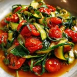Zucchini Noodles Recipe Roasted Tomato And Basil Ribbons 1762488069.2777314