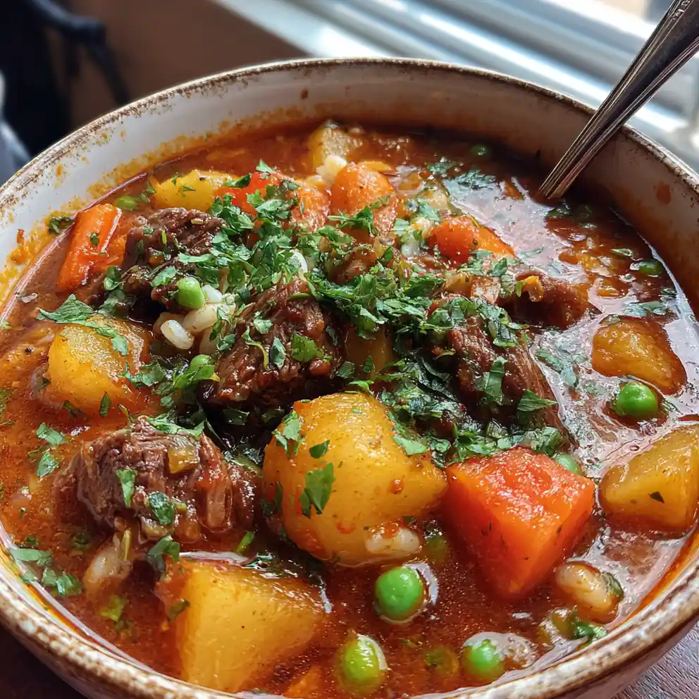 beef barley soup recipe