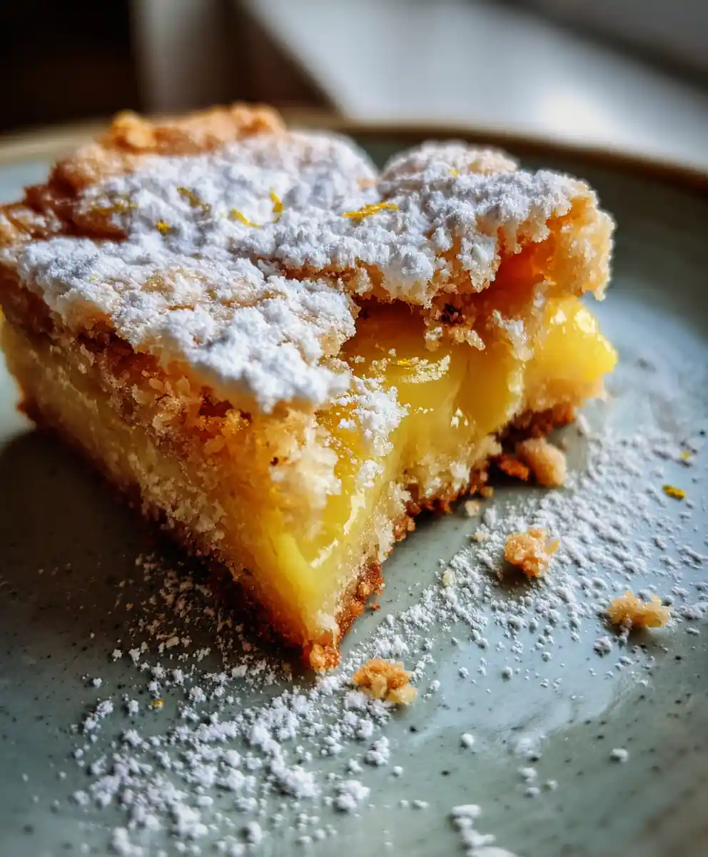 gluten free lemon bars recipe