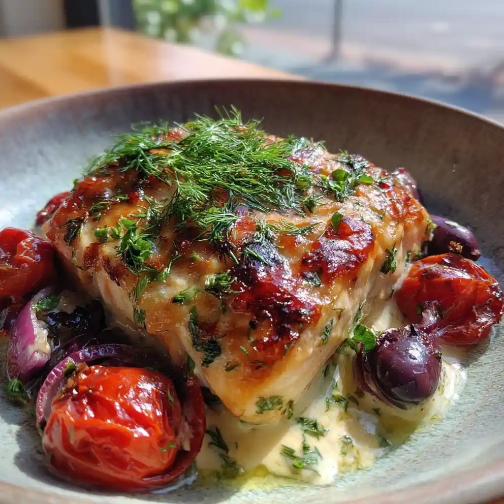 greek salmon recipe