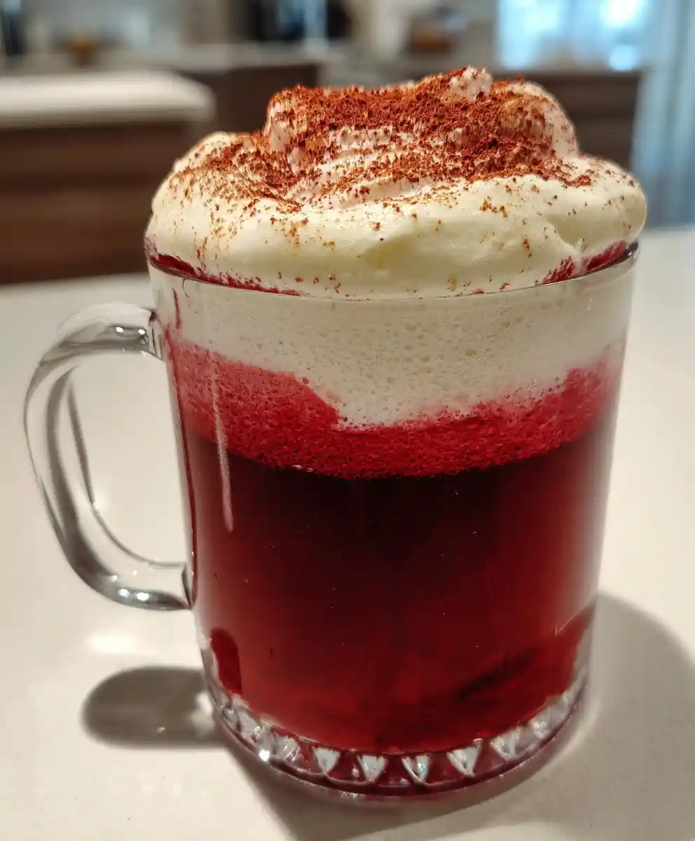 red velvet latte recipe