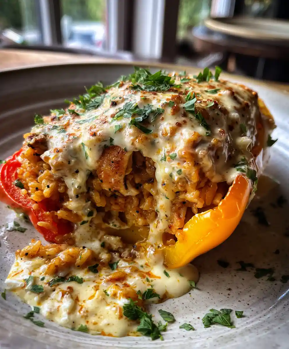 turkey stuffed peppers recipe