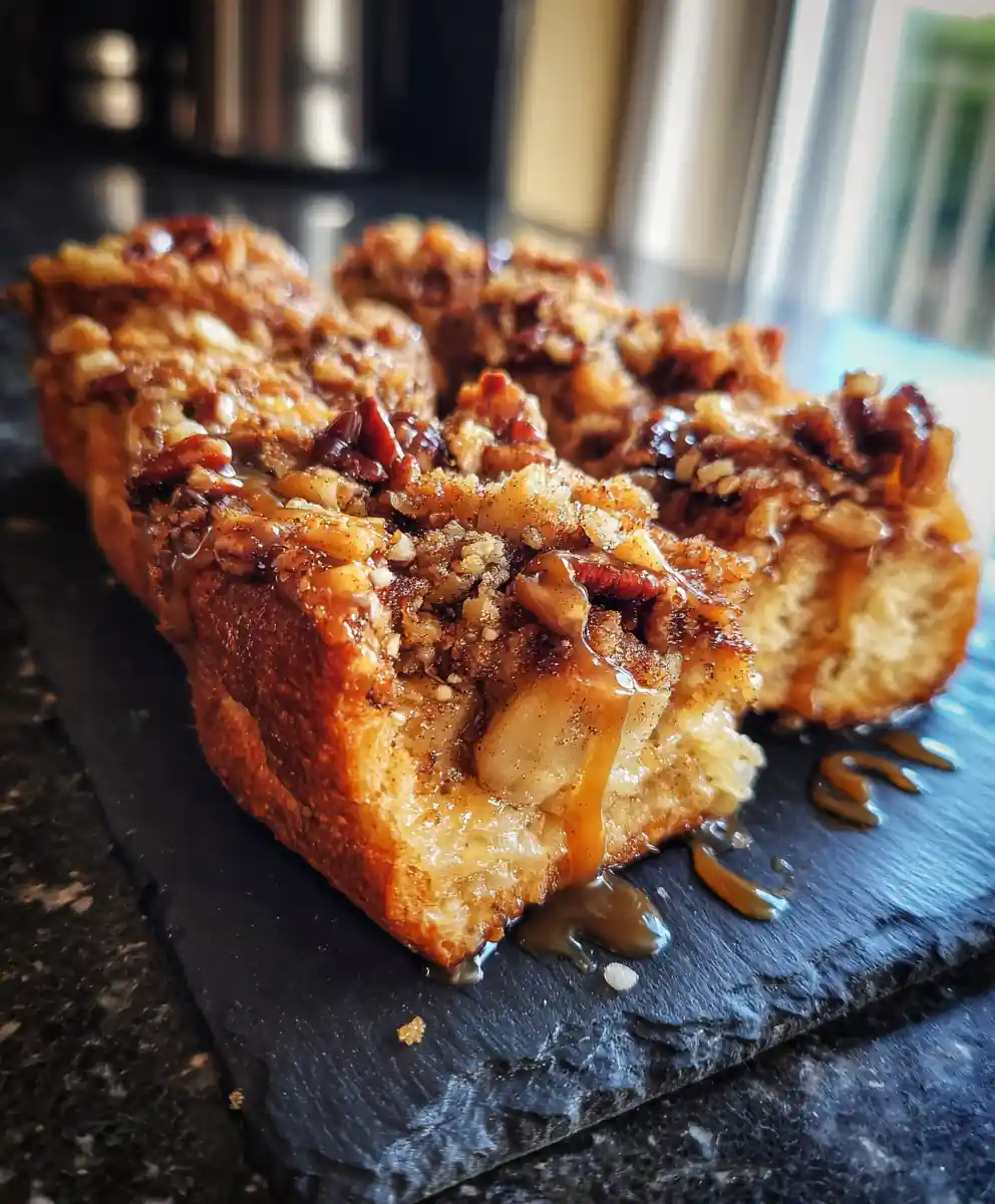 Apple Fritter Bread With Maple Brown Butter Caramel Swirl 7 Apple Fritter Bread With Maple Brown Butter Caramel Swirl