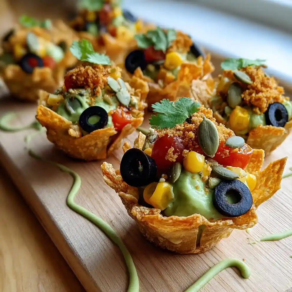 Avocado Lime Pasta Salad Cups With Toasted Corn Crumble 6 Avocado Lime Pasta Salad Cups With Toasted Corn Crumble