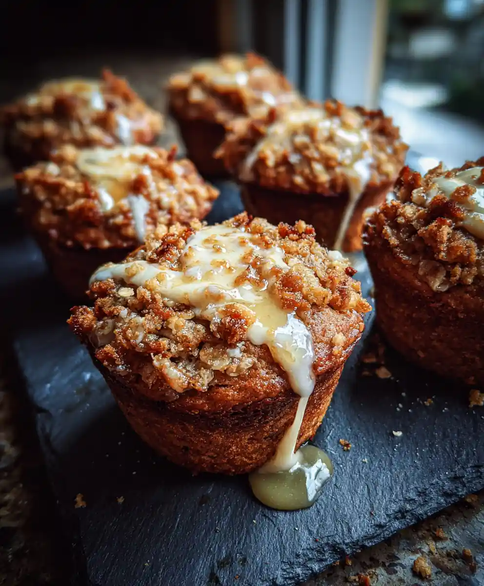 Banana Oat Muffins With Honey Cream Cheese Swirl 7 Banana Oat Muffins With Honey Cream Cheese Swirl