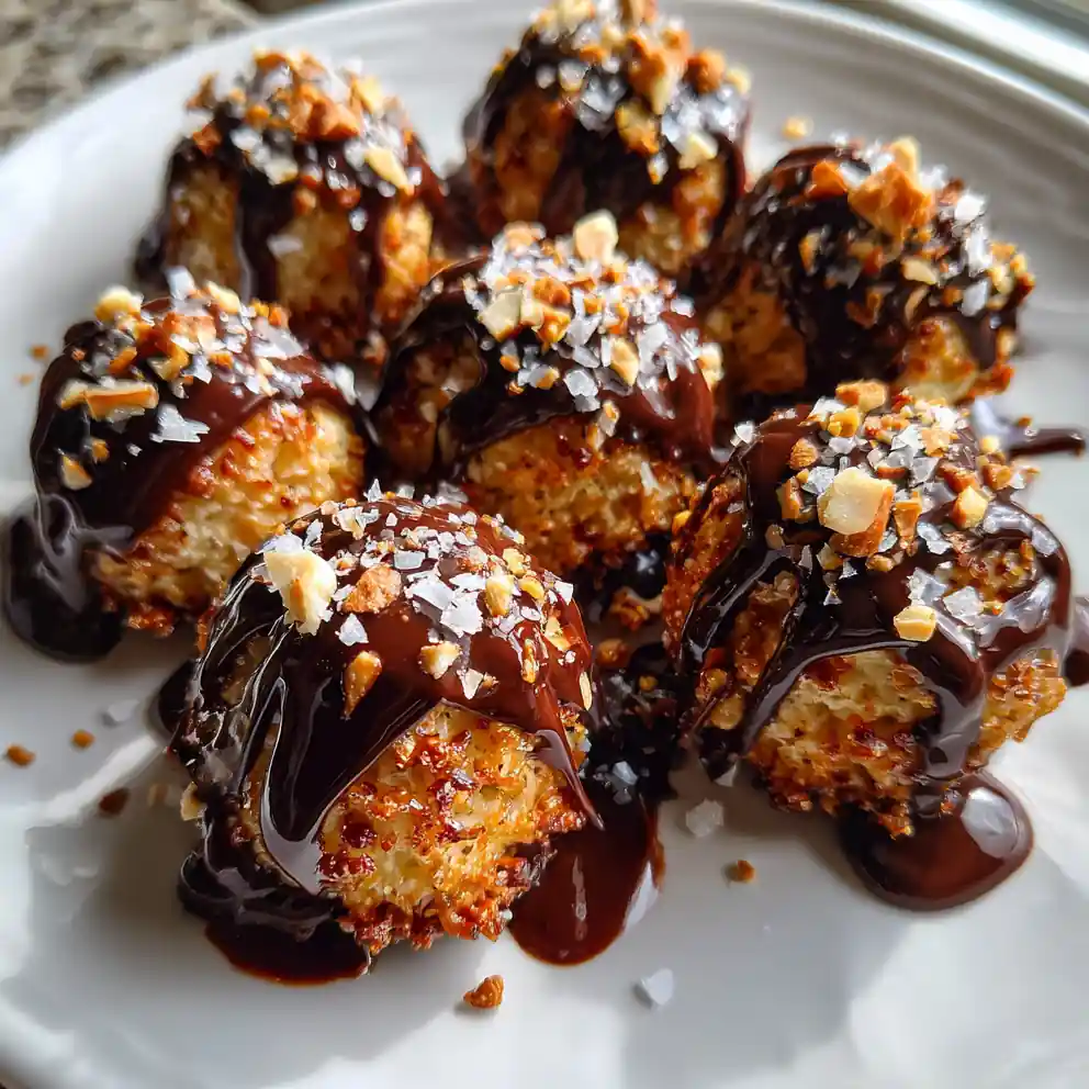 Chocolate Hazelnut Swirl Biscuit Pretzel Bites