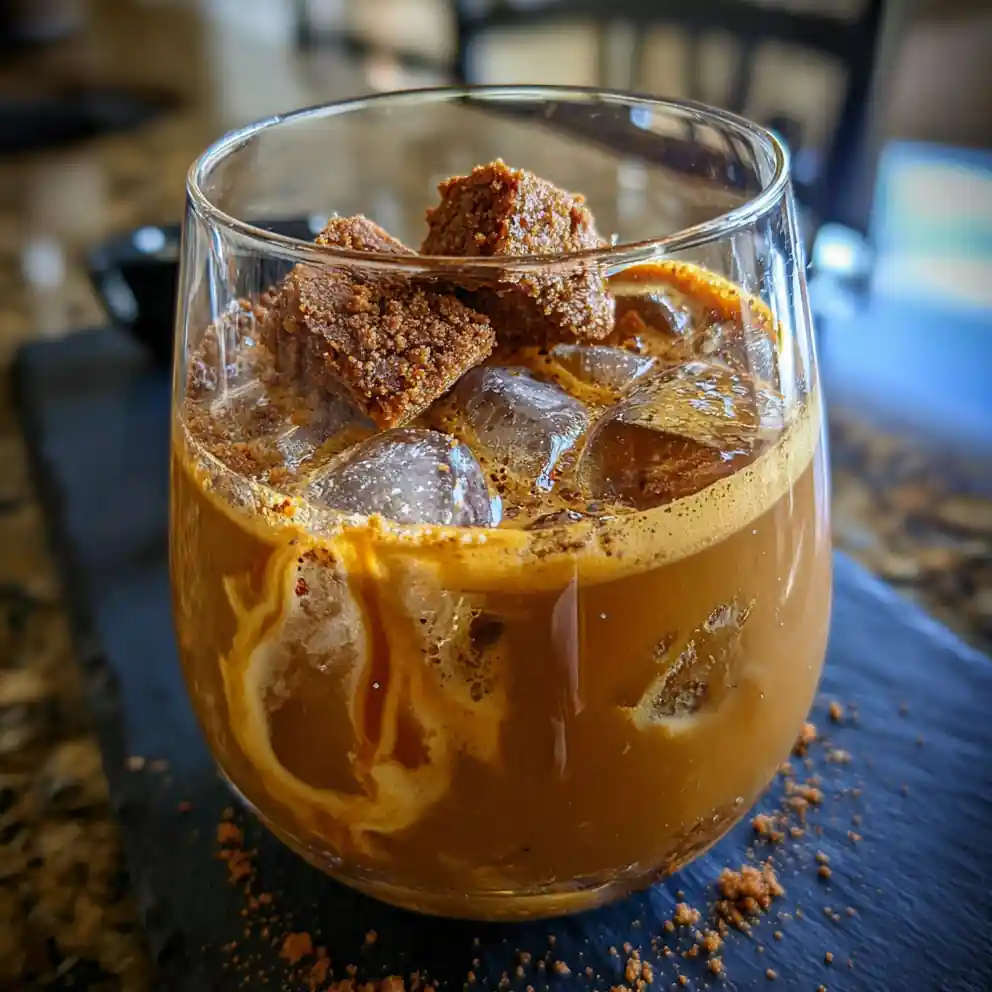 Cookies Cream White Russian Mocktail With Cookie Crumble Swirl 6 Cookies Cream White Russian Mocktail With Cookie Crumble Swirl