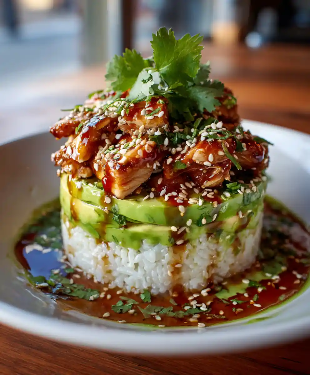 Honey Lime Chicken With Creamy Avocado Lime Rice Stack 7 Honey Lime Chicken With Creamy Avocado Lime Rice Stack