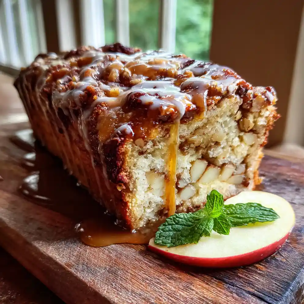 Maple Cream Cheese Swirl Amish Apple Fritter Bread 6 Maple Cream Cheese Swirl Amish Apple Fritter Bread