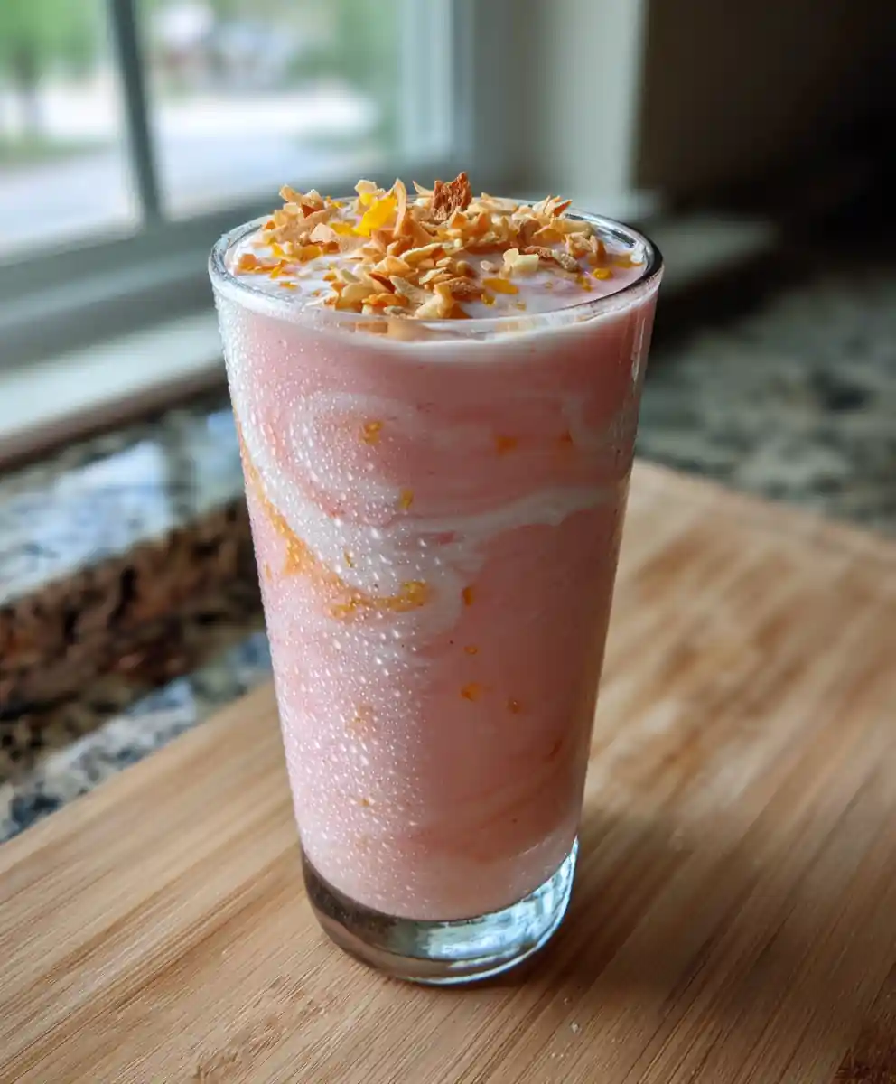 Peach Banana Smoothie With Cardamom Swirled Coconut Yogurt 7 Peach Banana Smoothie With Cardamom Swirled Coconut Yogurt