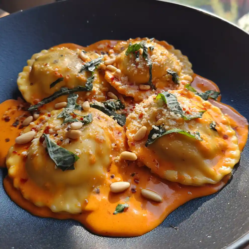 Roasted Red Pepper Cream Sauce For Ravioli 6 Roasted Red Pepper Cream Sauce For Ravioli