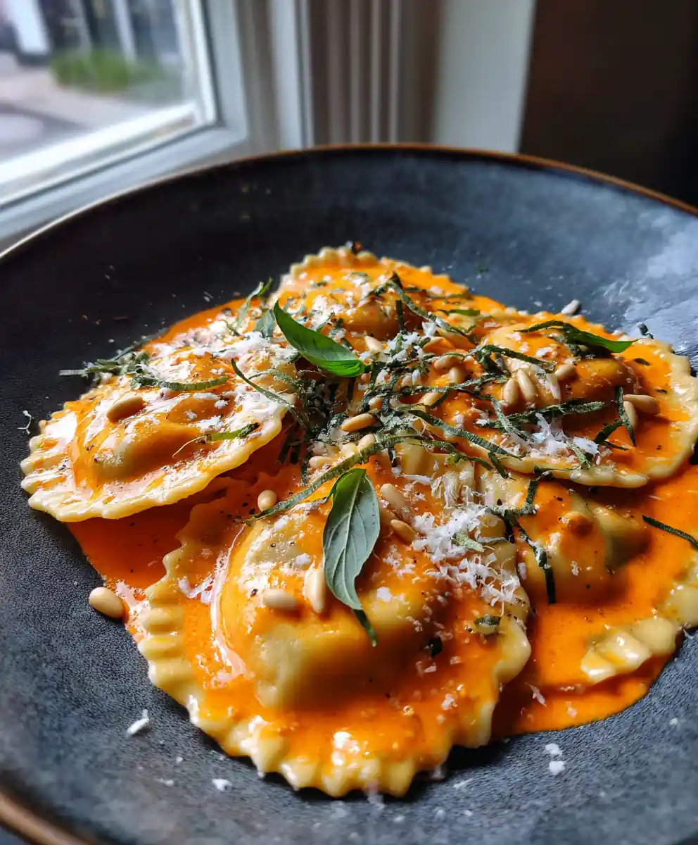 Roasted Red Pepper Cream Sauce For Ravioli 7 Roasted Red Pepper Cream Sauce For Ravioli