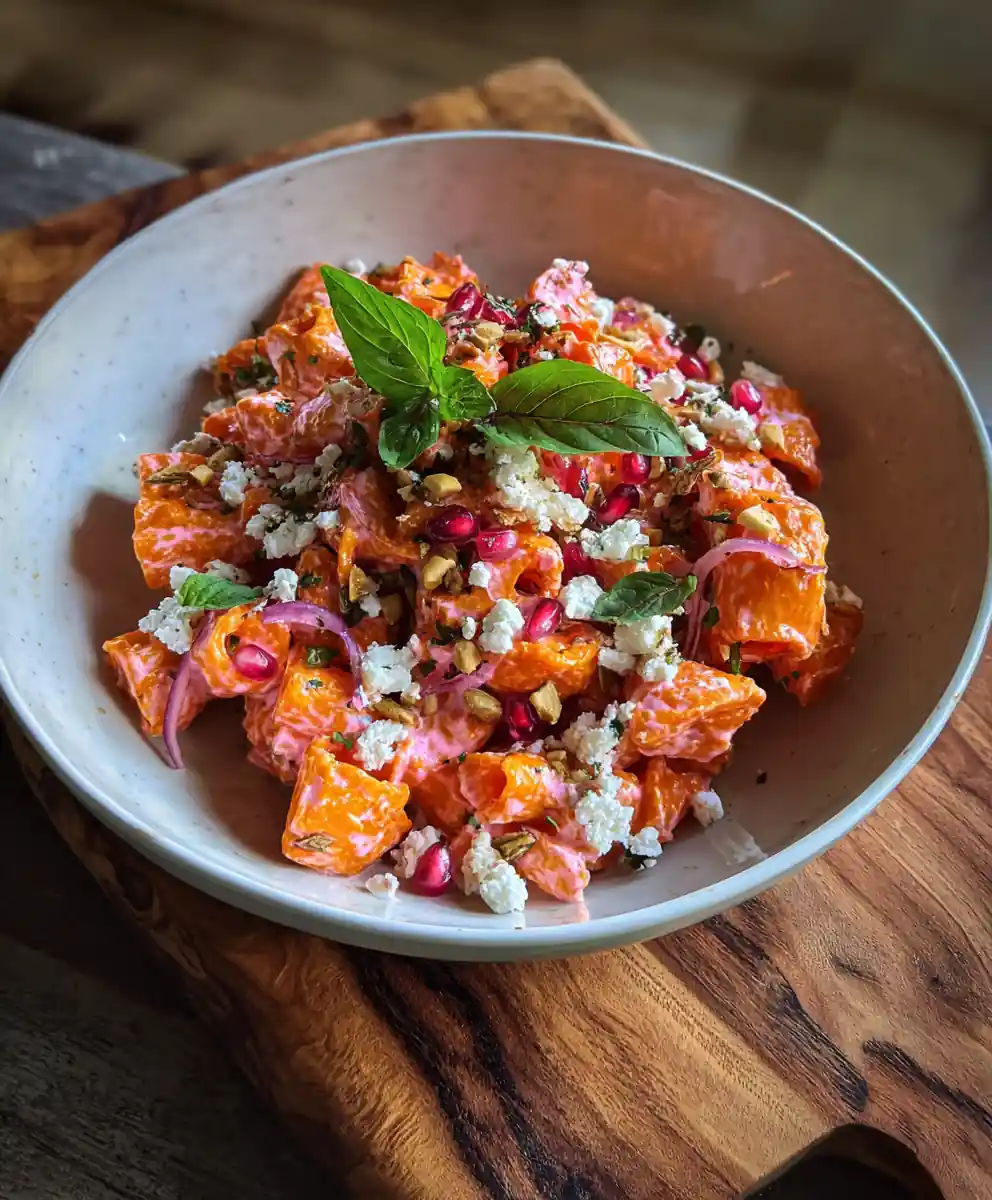 Roasted Red Pepper Yogurt Pasta Salad With Pine Nut Crunch 7 Roasted Red Pepper Yogurt Pasta Salad With Pine Nut Crunch