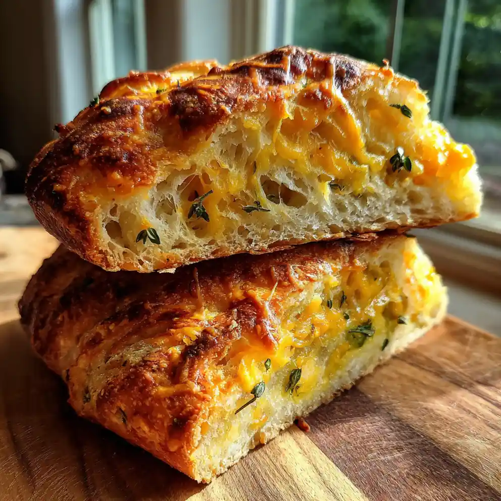 Spicy Jalapeño Cheddar Swirl No Knead Bread 6 Spicy Jalapeño Cheddar Swirl No Knead Bread