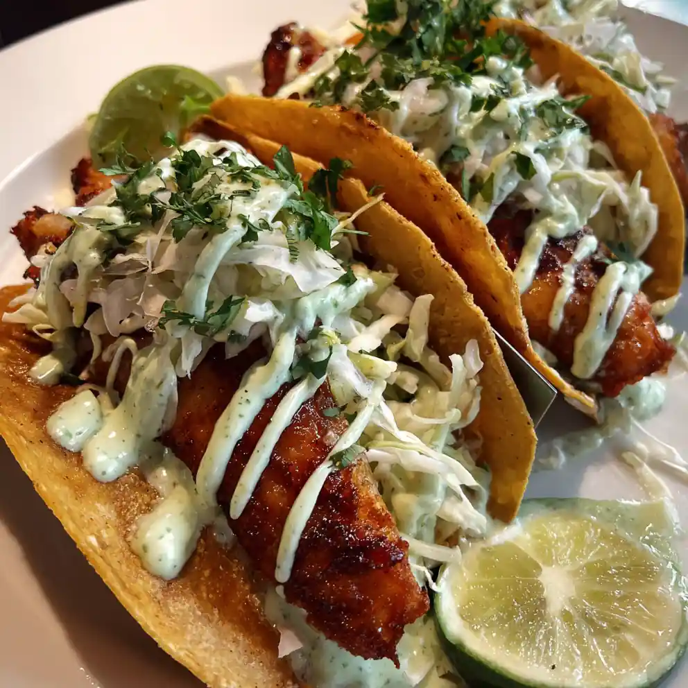 Authentic San Diego Fish Taco White Sauce
