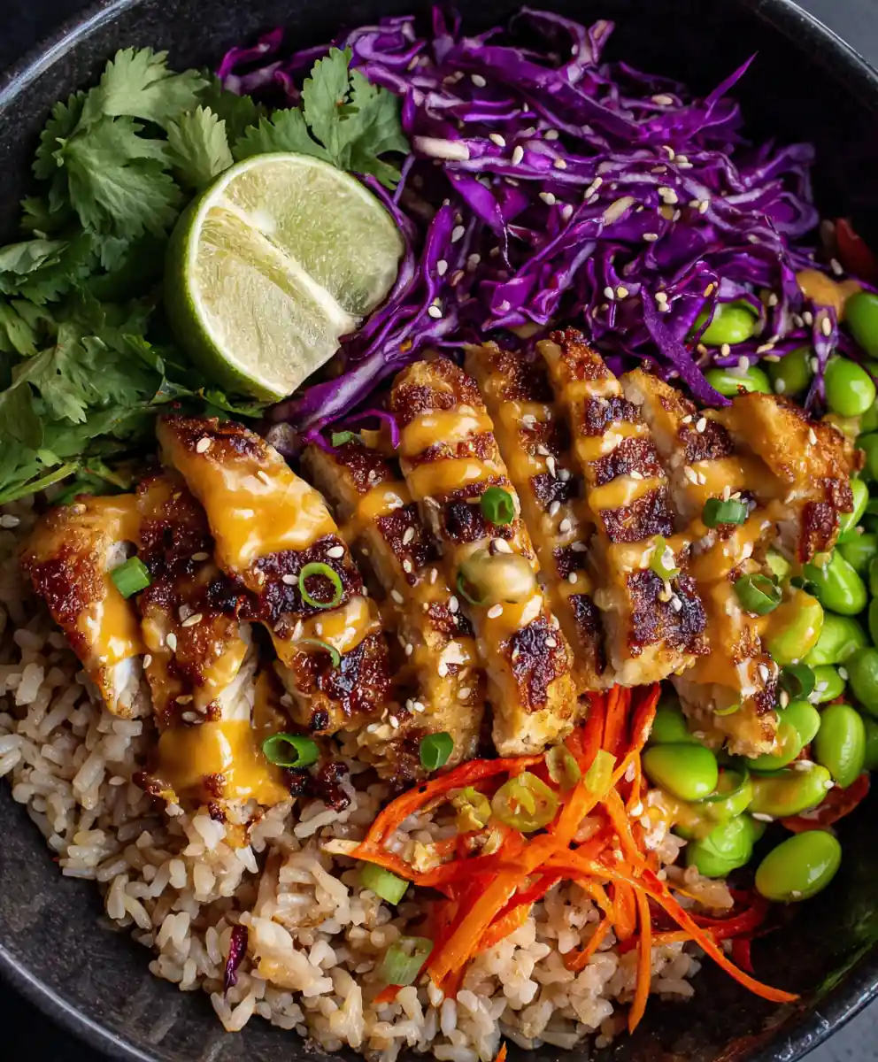 Bang Bang Chicken Bowl 7 Bang Bang Chicken Bowl