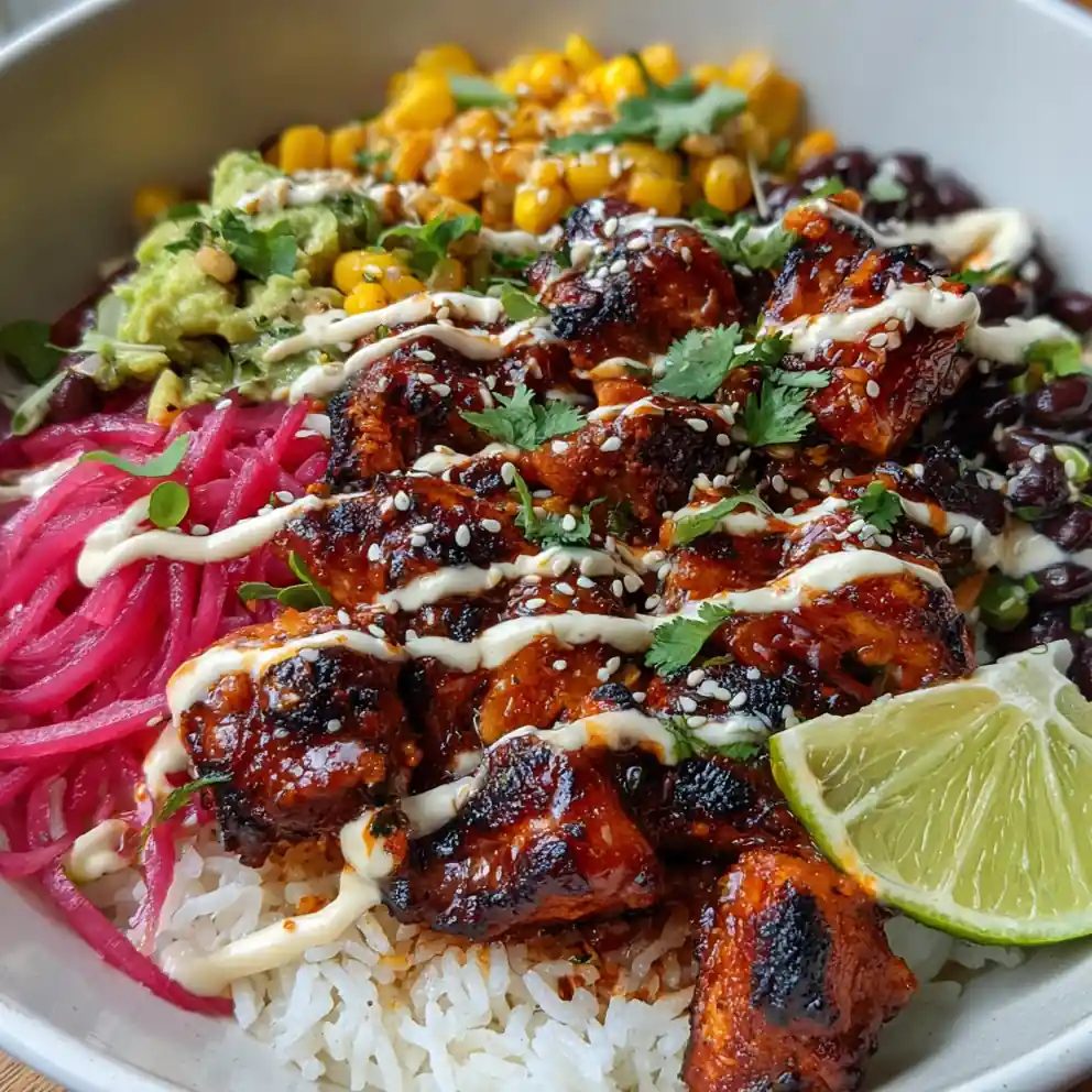 Bbq Chicken Bowls 6 Bbq Chicken Bowls