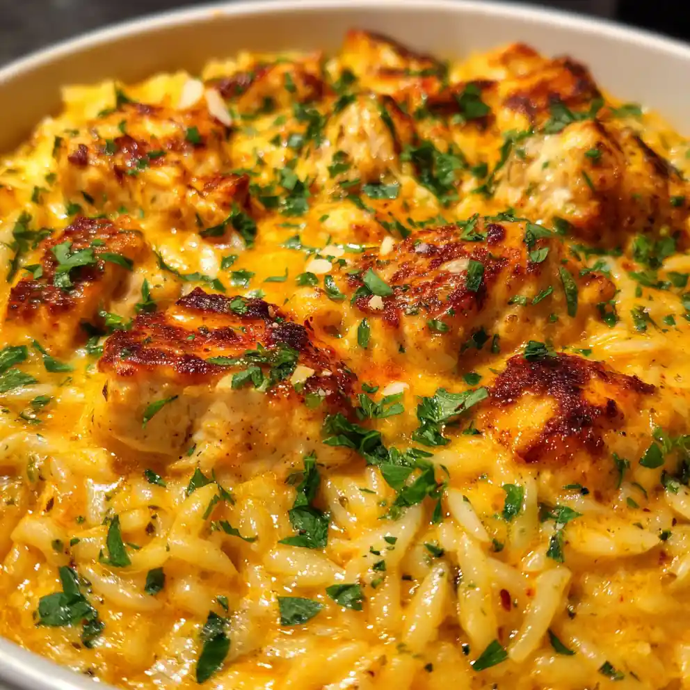 Cheesy Marry Me Chicken Orzo