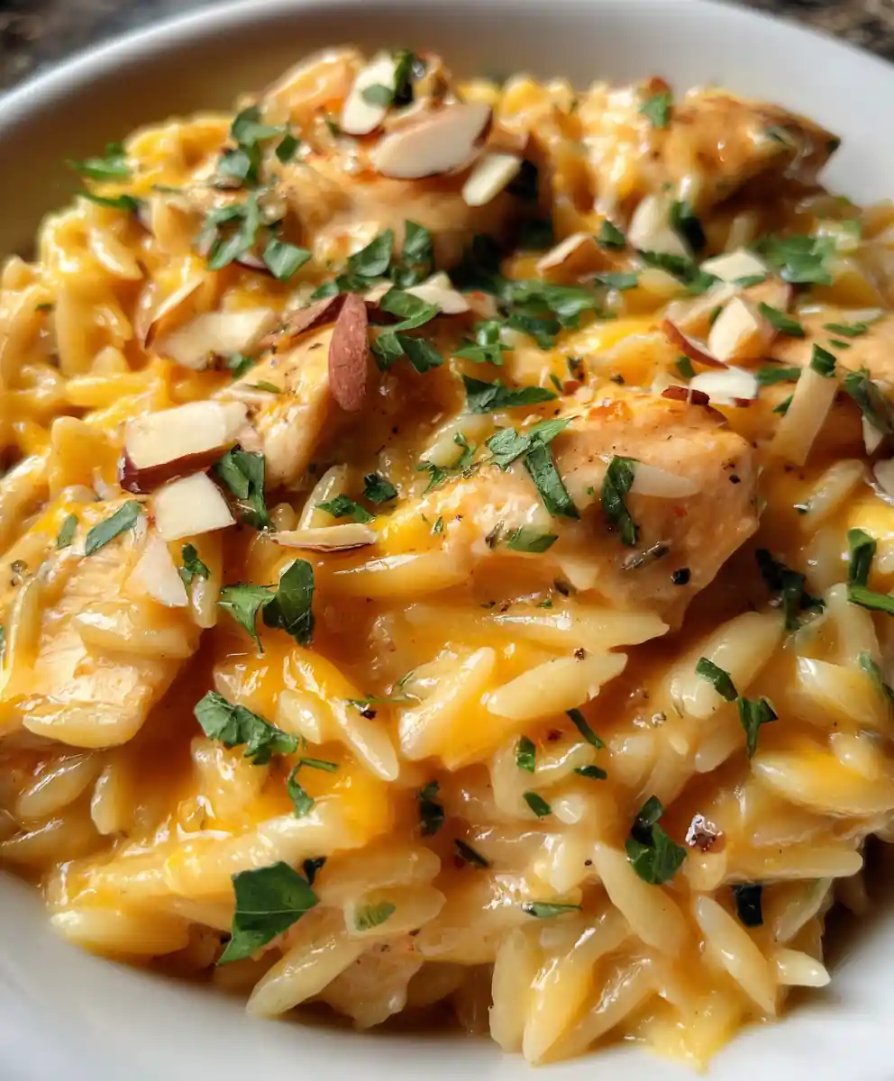 Cheesy Marry Me Chicken Orzo