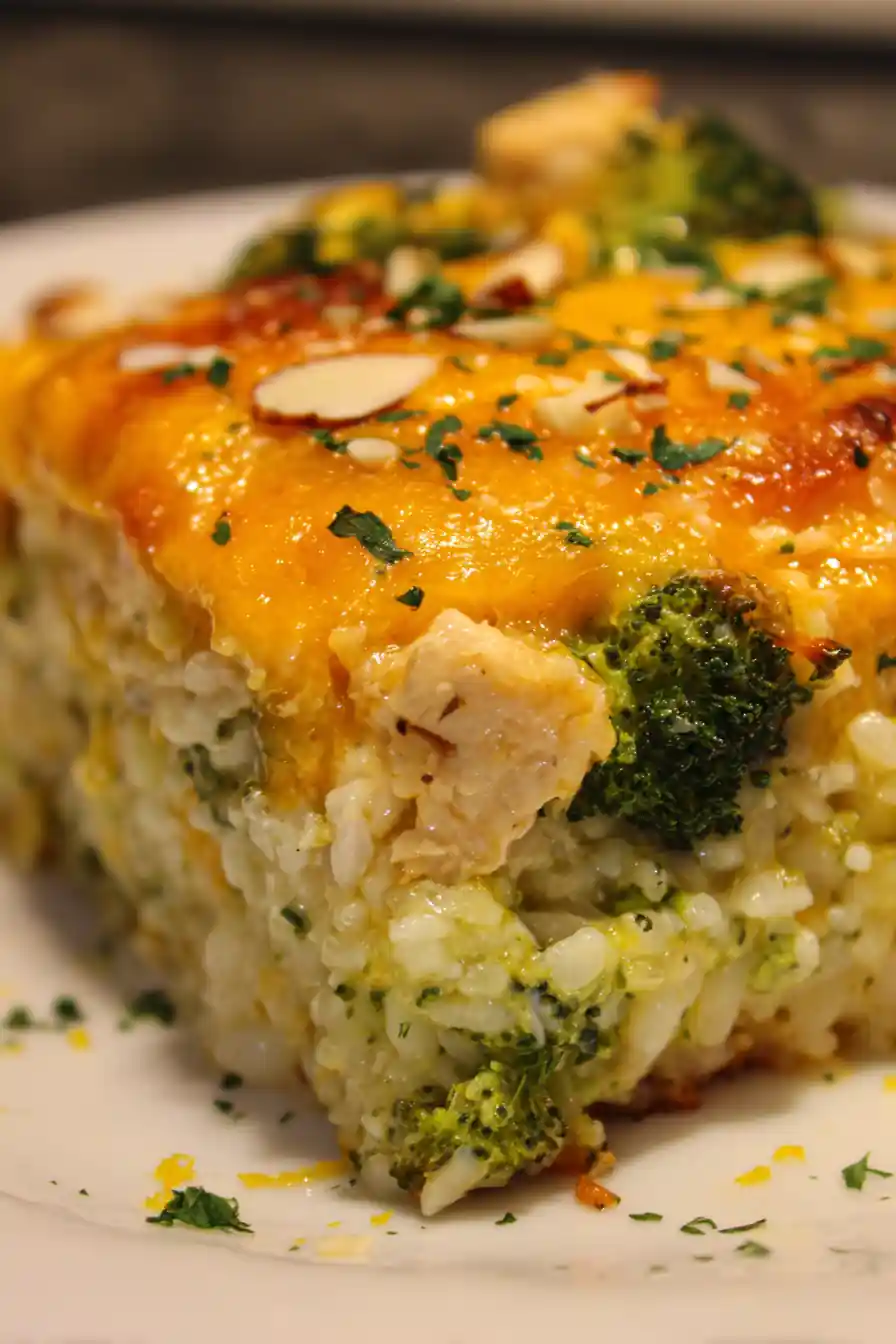 Cheesy Broccoli Chicken Rice Casserole 7 Cheesy Broccoli Chicken Rice Casserole