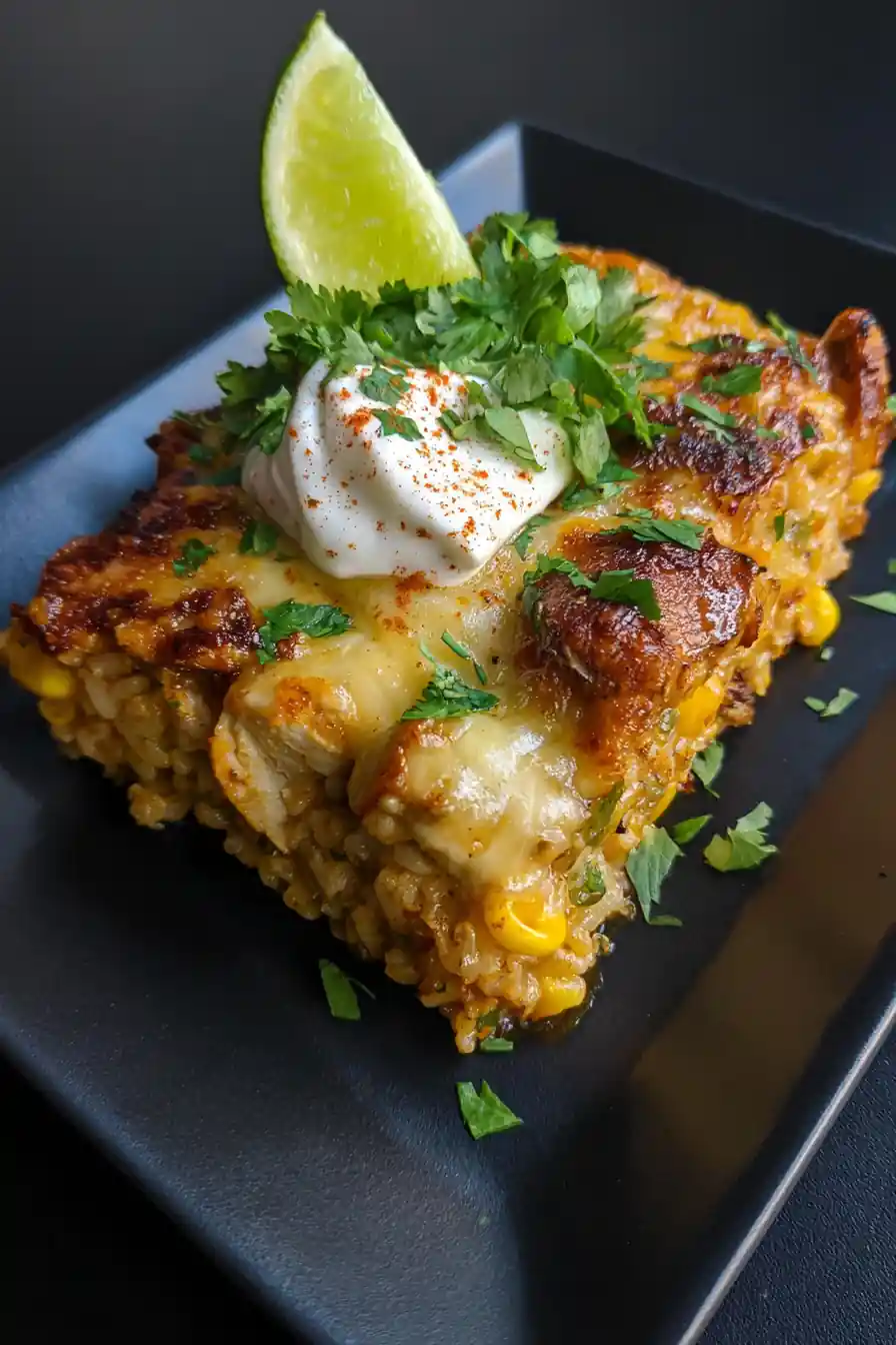 Chicken Enchilada Rice Casserole – Tastecove Inspired