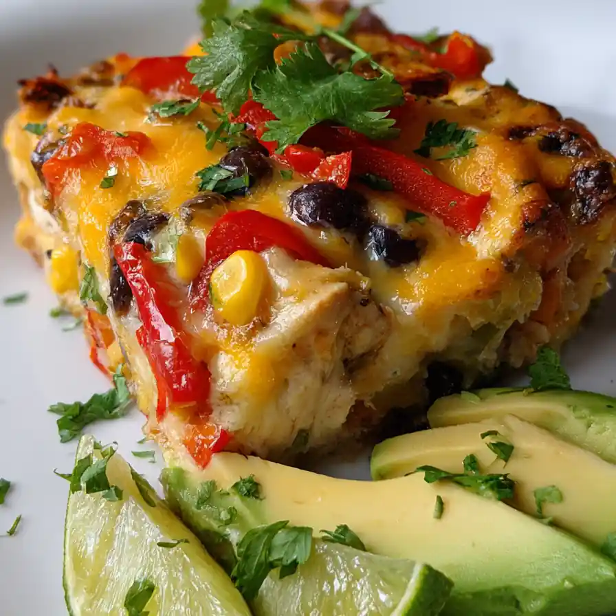 Chicken Fajita Casserole