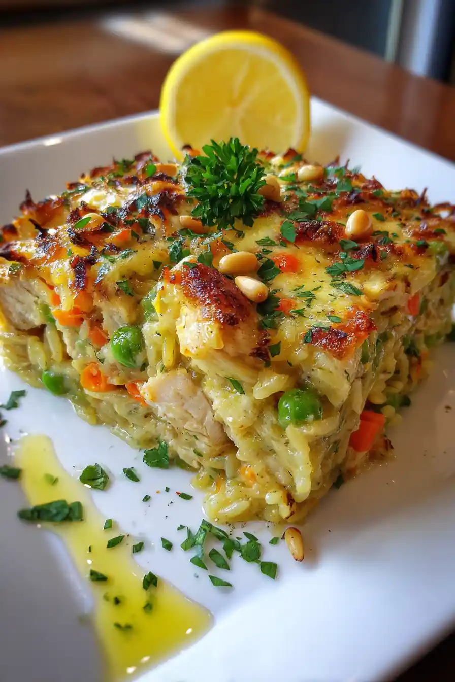 Chicken Orzo Bake (Easy Dump And Bake) 7 Chicken Orzo Bake (Easy Dump And Bake)