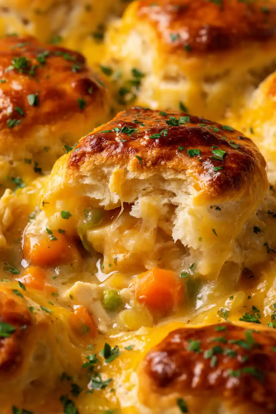 Chicken Pot Pie With Cheddar Bay Biscuits 7 Chicken Pot Pie With Cheddar Bay Biscuits