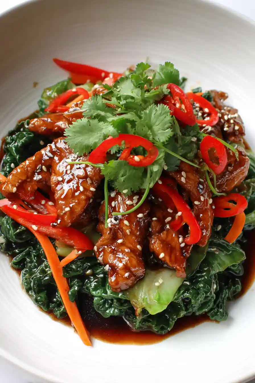 Chinese Chicken Cabbage Stirfry 7 Chinese Chicken Cabbage Stirfry